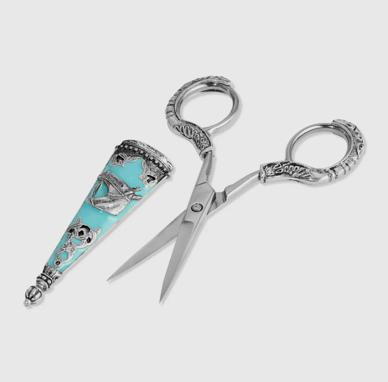 Turquoise Horse Scissors