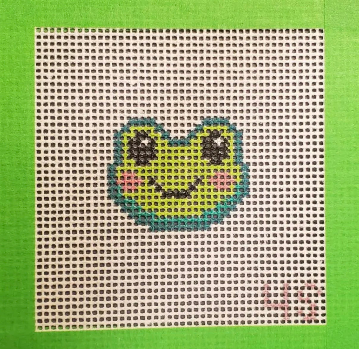 Frog Hand Painted