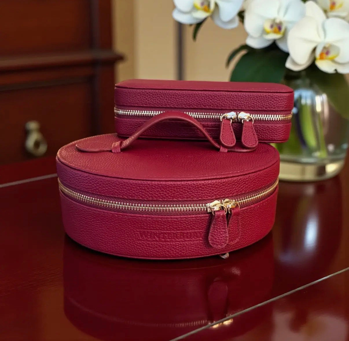 WinterBury Leather Needlework Travel Case