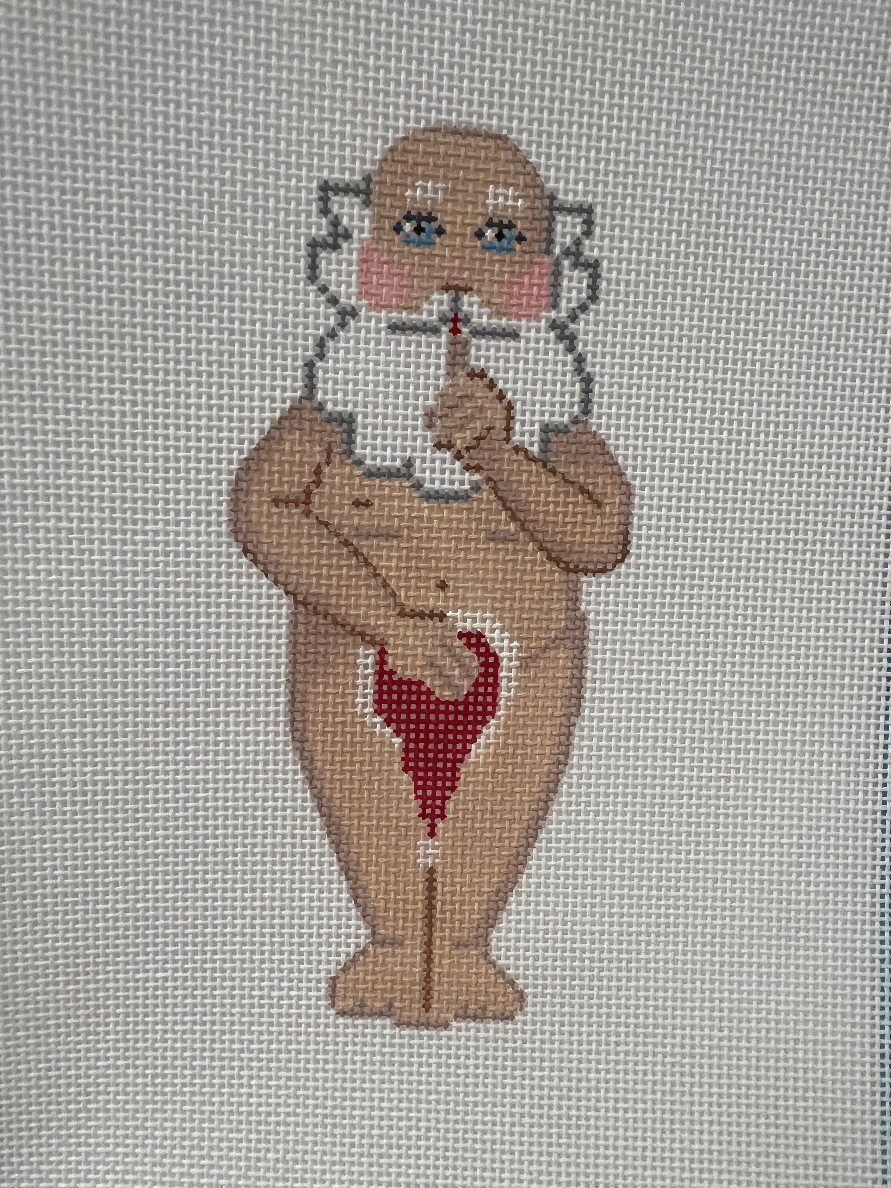 Naked Santa w/Hat