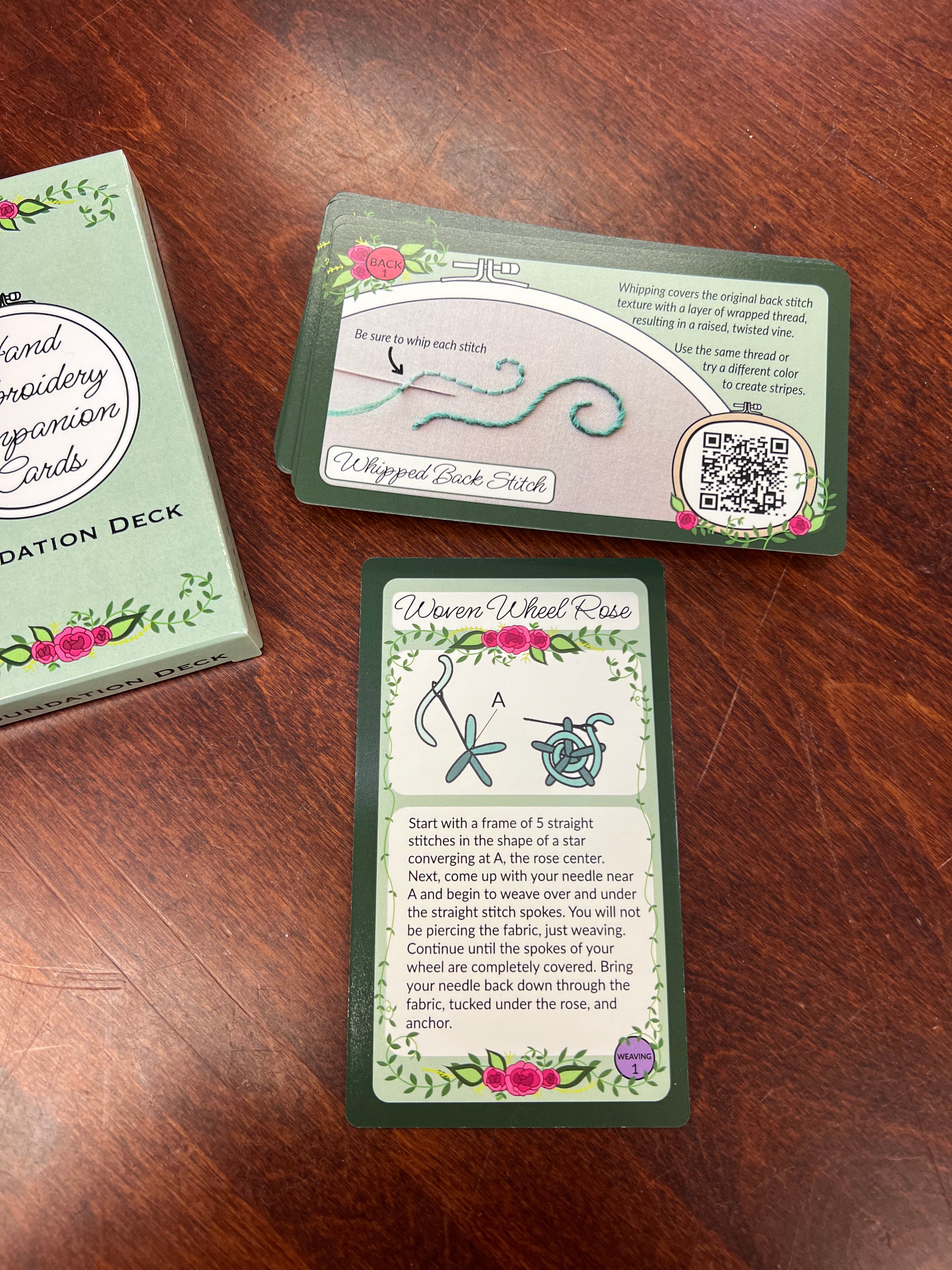 Hand Embroidery Companion Cards