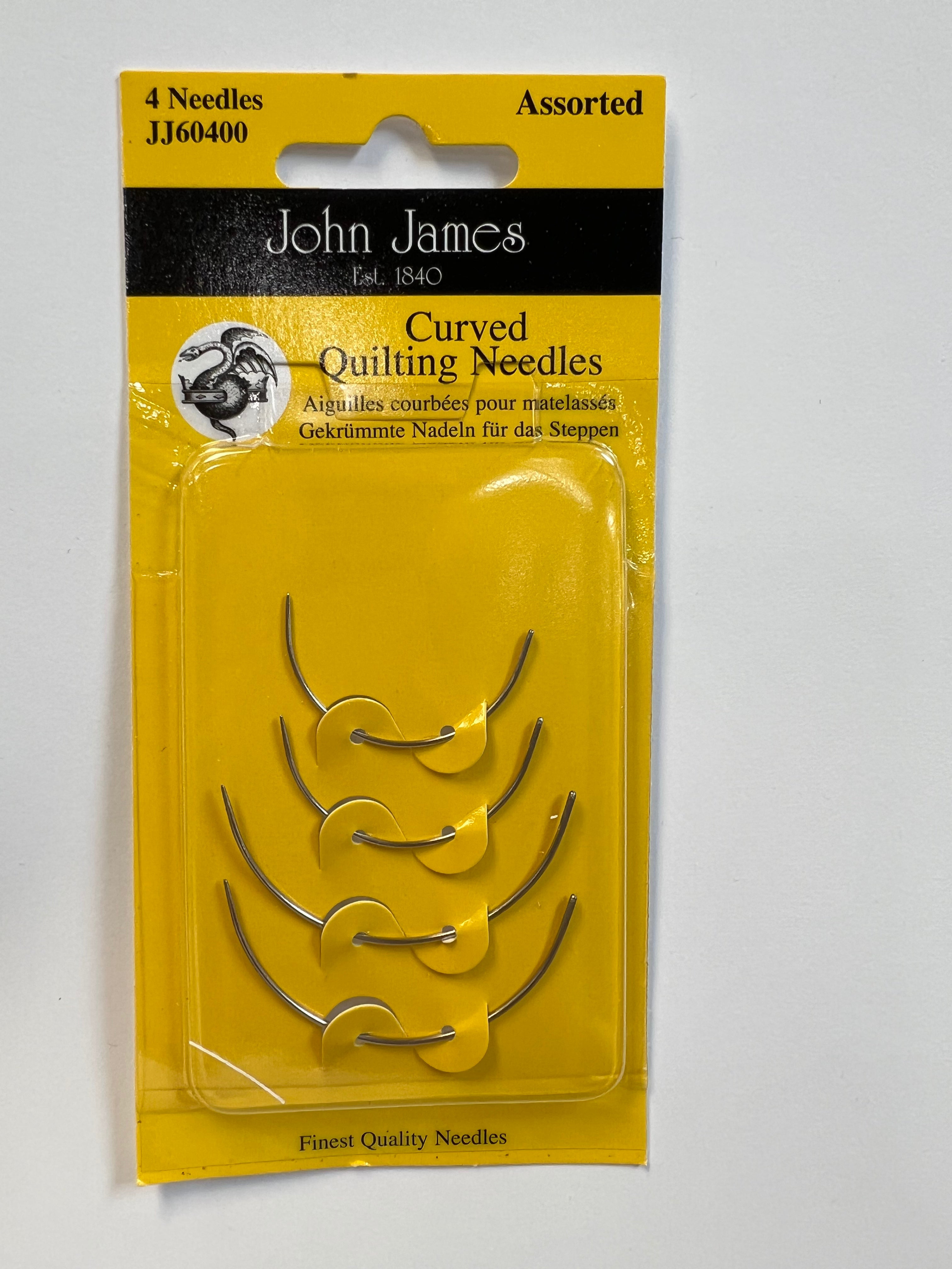 John James Curved Quilting Needles