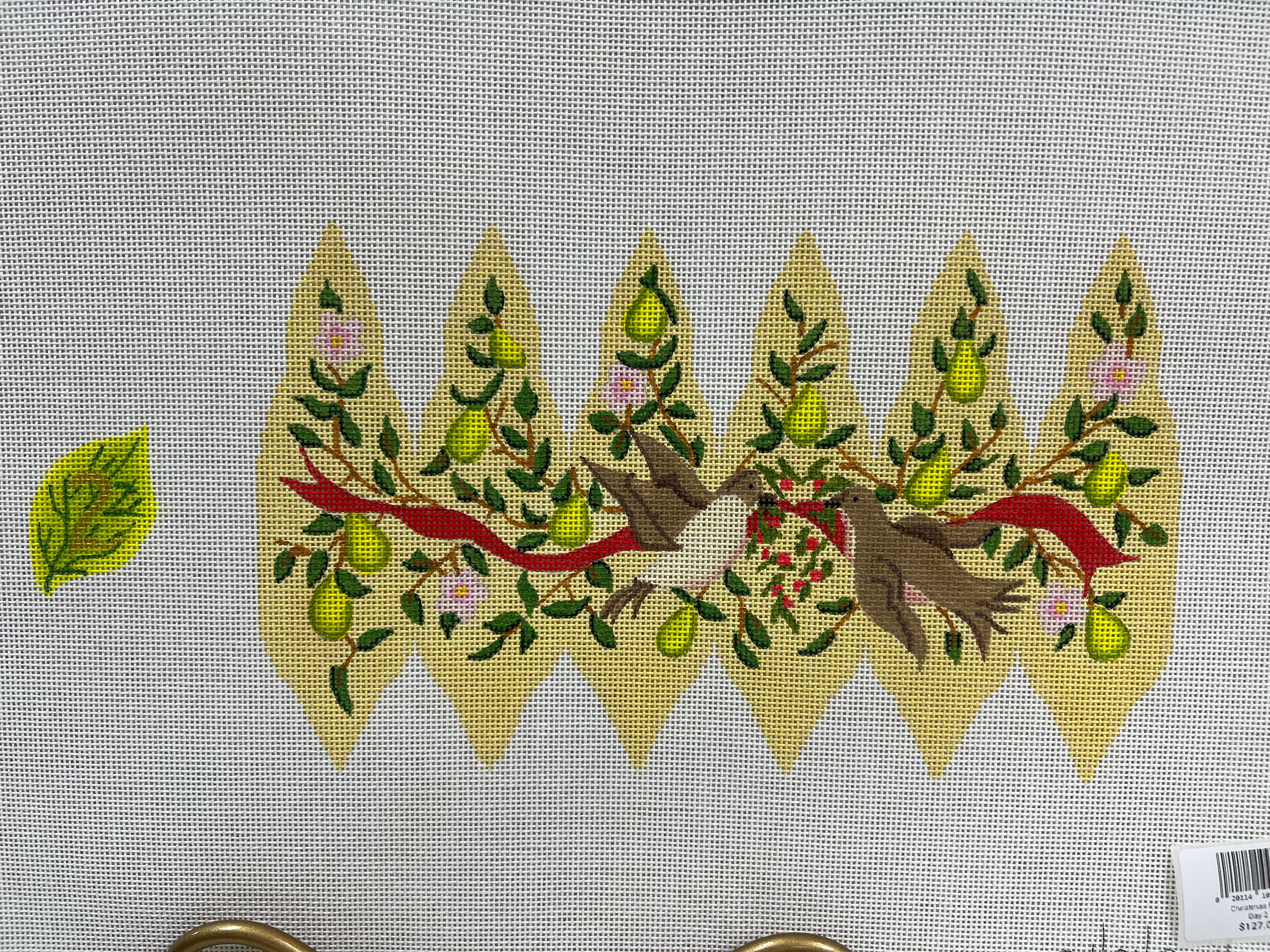 Christmas Pear Ornament - Days 1 - 12