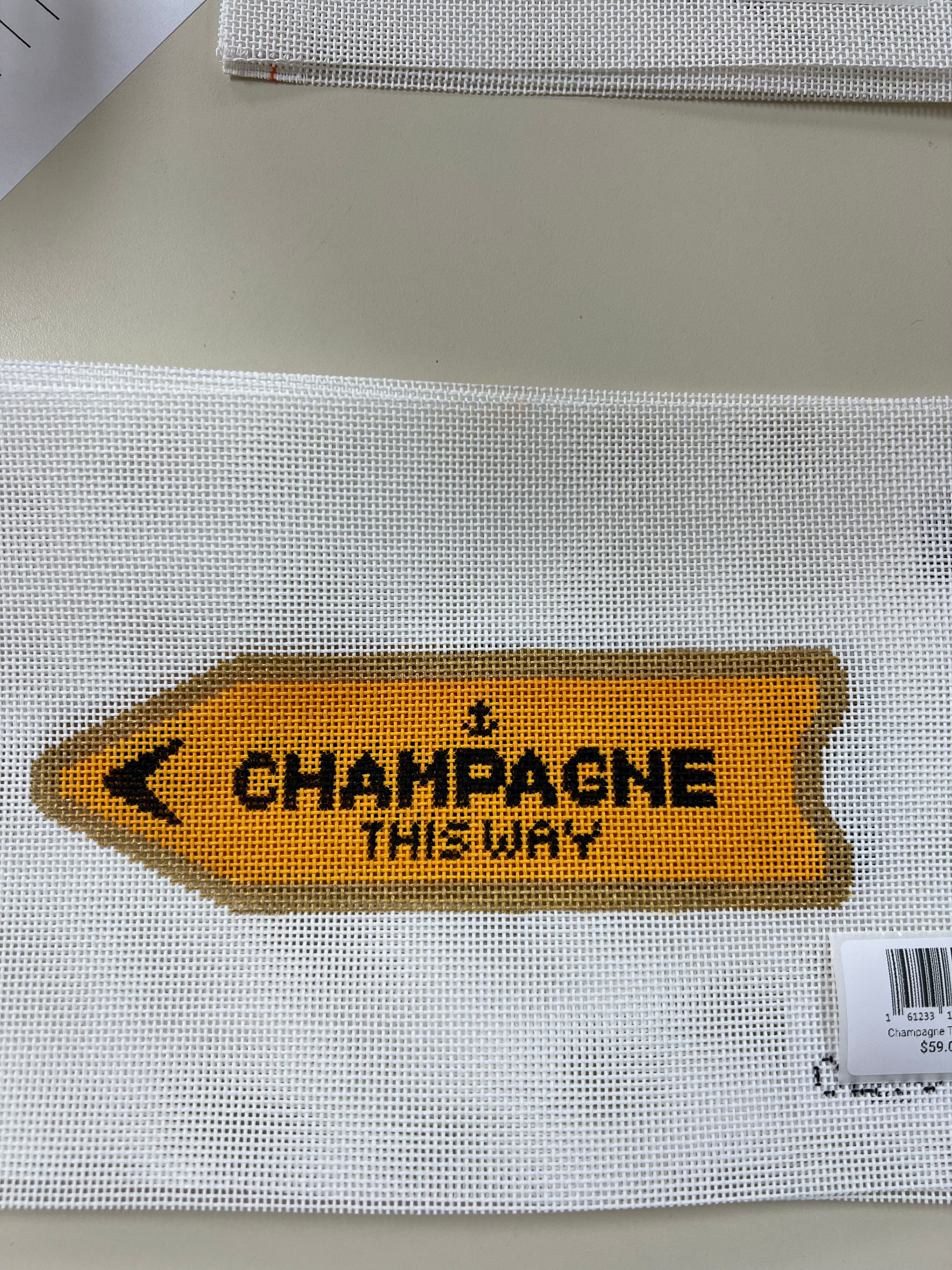 Champagne This Way - Orange