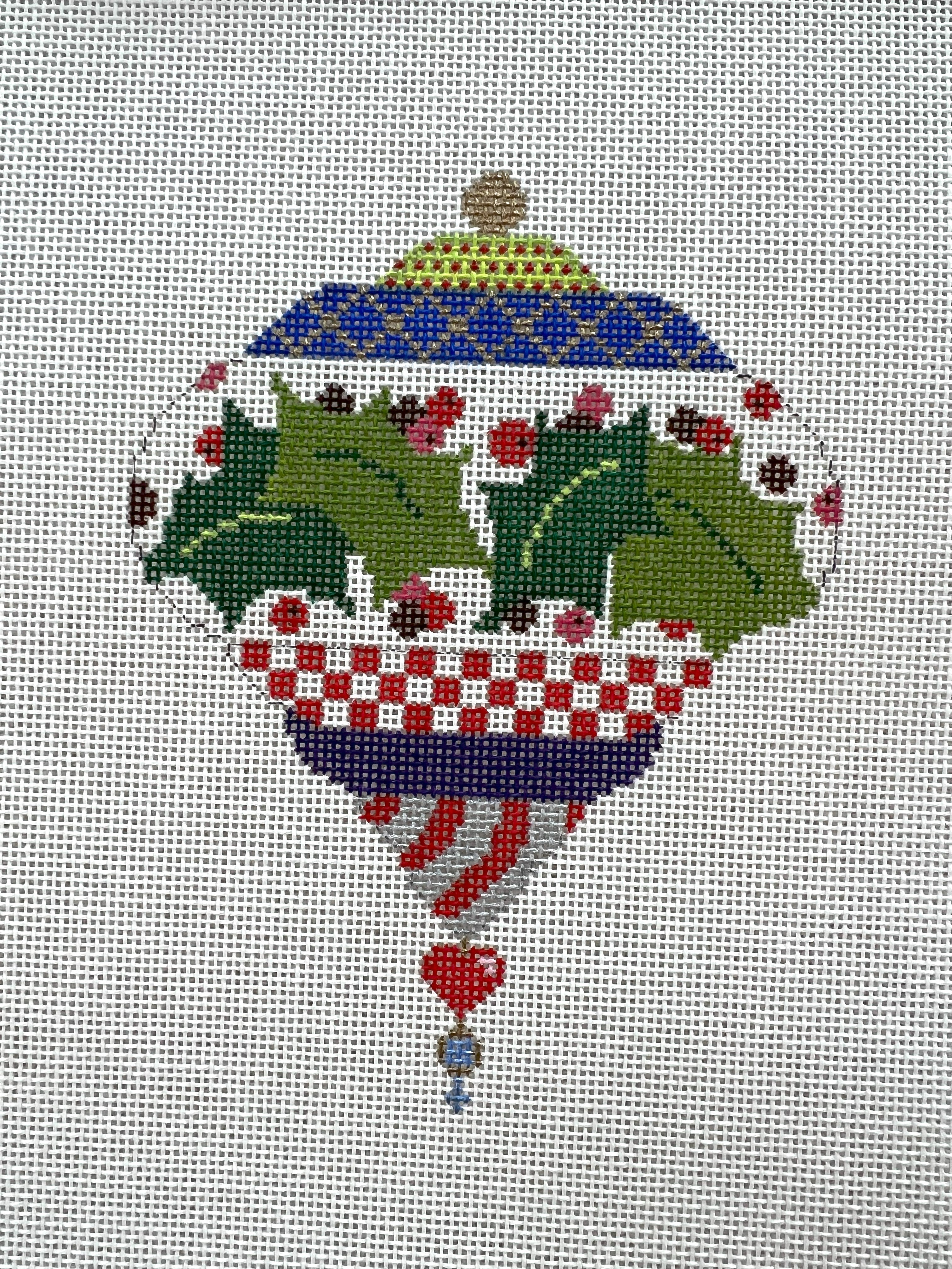 Hollies & Berries Ornament