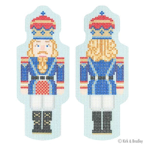 Blue/Red two Sided Nutcracker