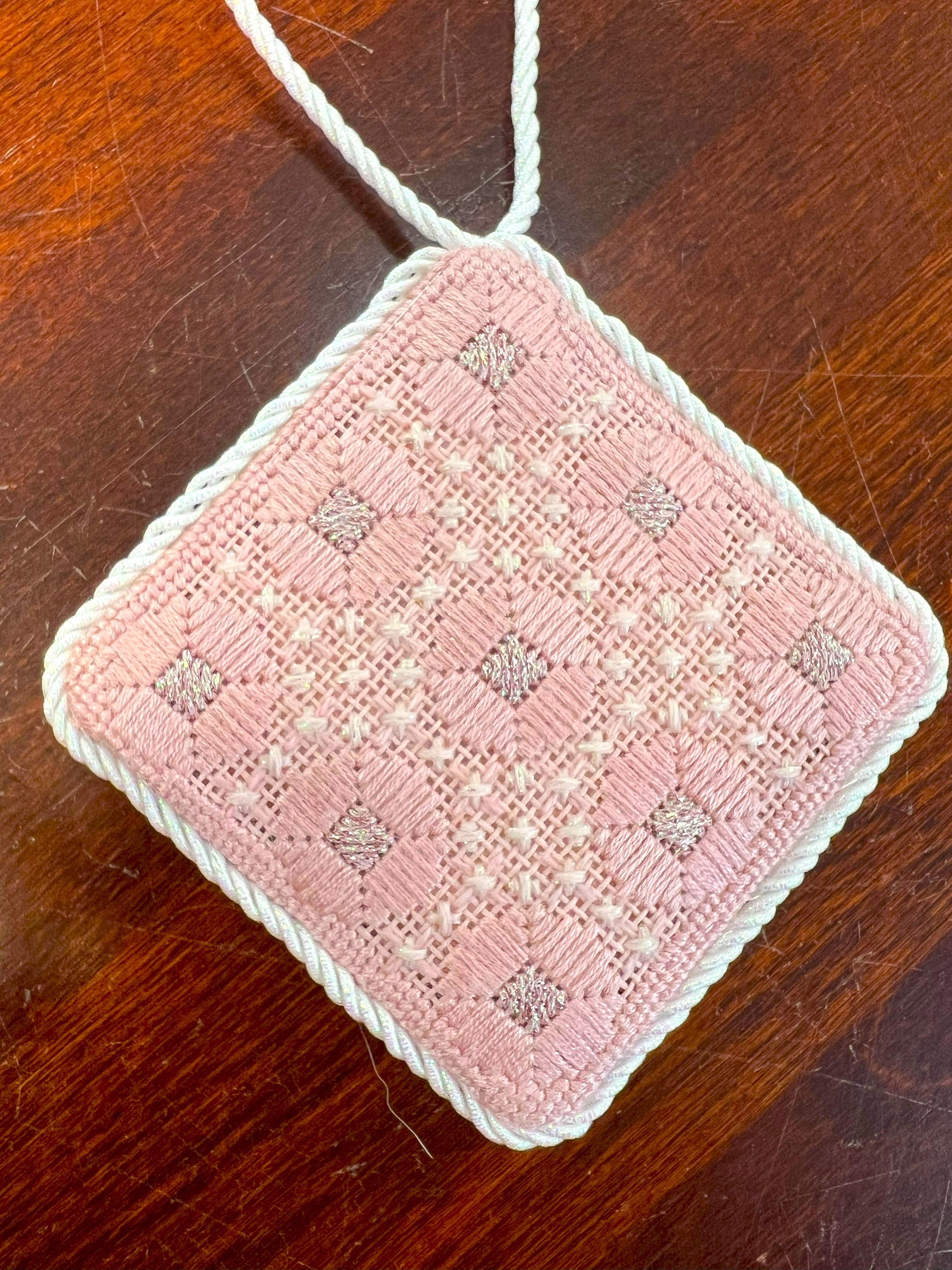 Stitching on Bare Colored Canvas with Allison Cotton