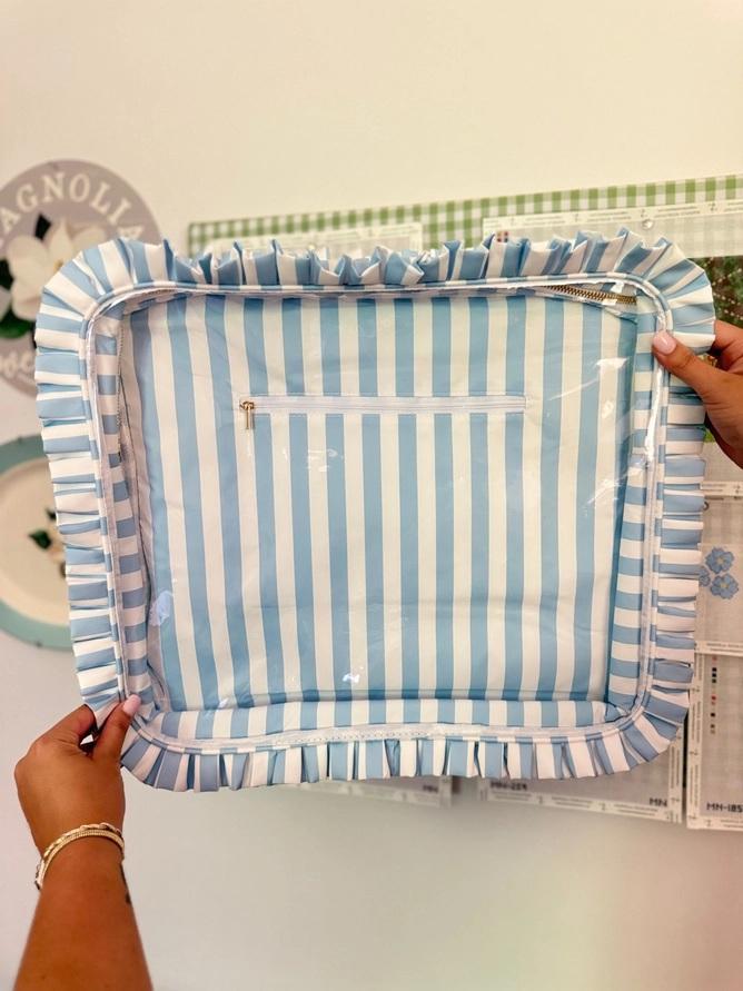 Magnolia Ruffle Carryall Project Bag