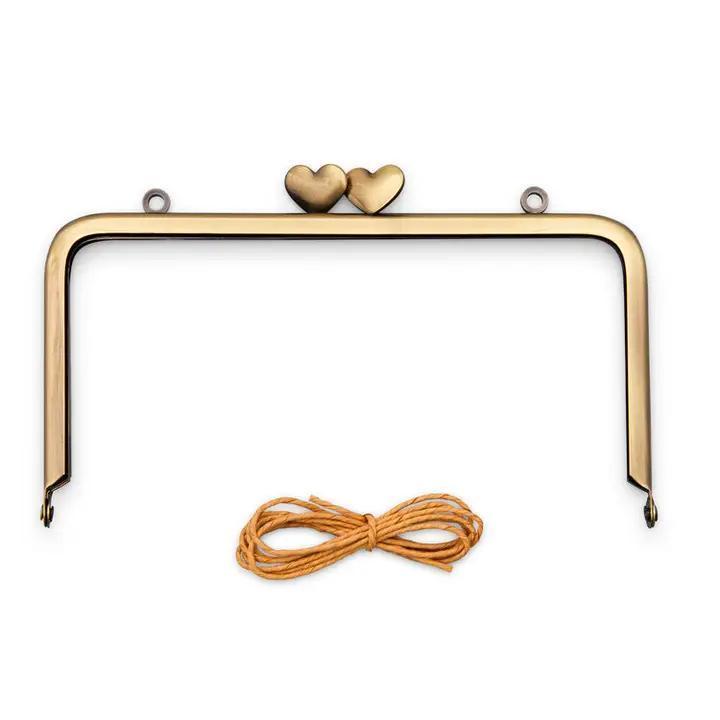 Rectangle Heart Clasp