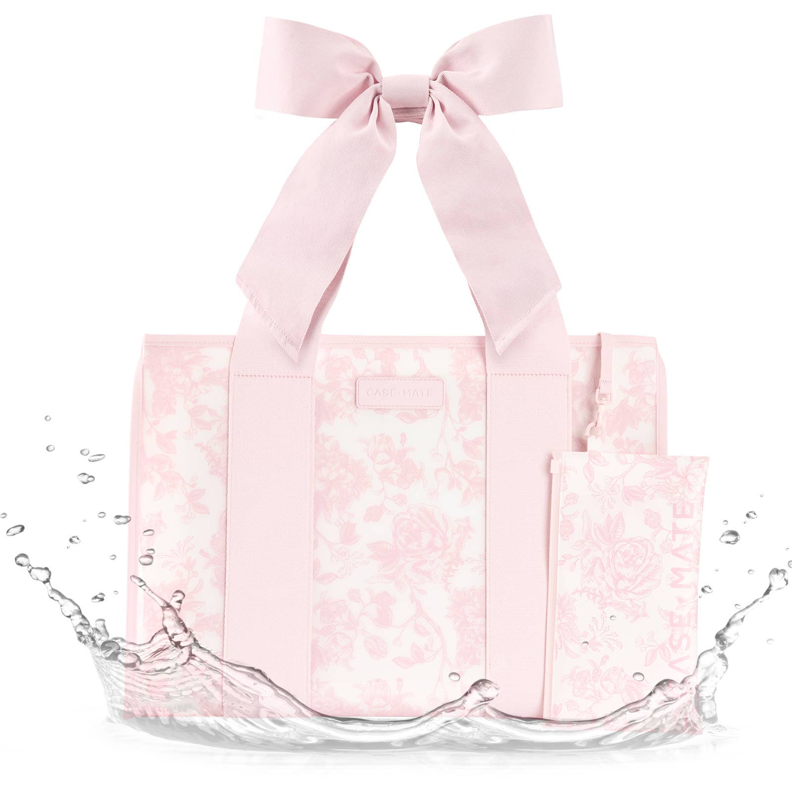 Case-Mate Afternoon Rose` Bow Jelly Tote Bag