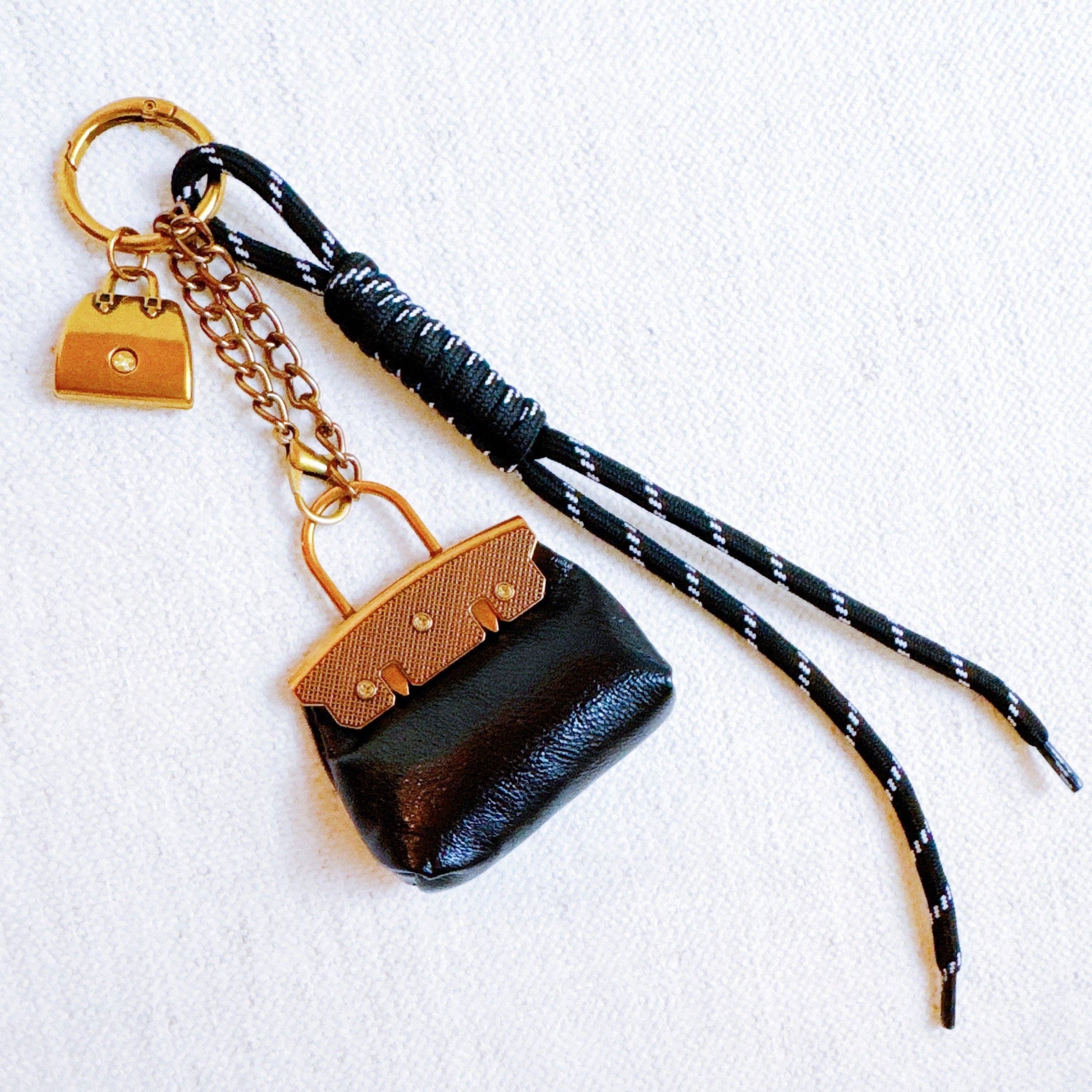 Sassy Luxe Purse Bag Charm: Brown