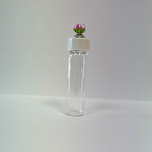 Load image into Gallery viewer, Glass Needle Vial with Flower Beads
