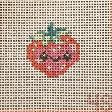 Strawberry Hand Painted