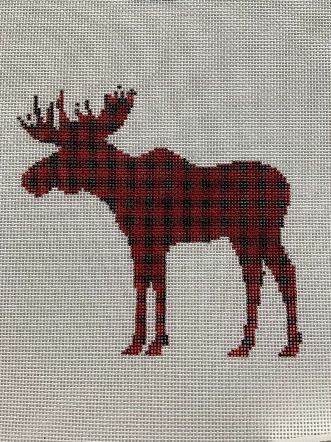 Buffalo plaid Moose