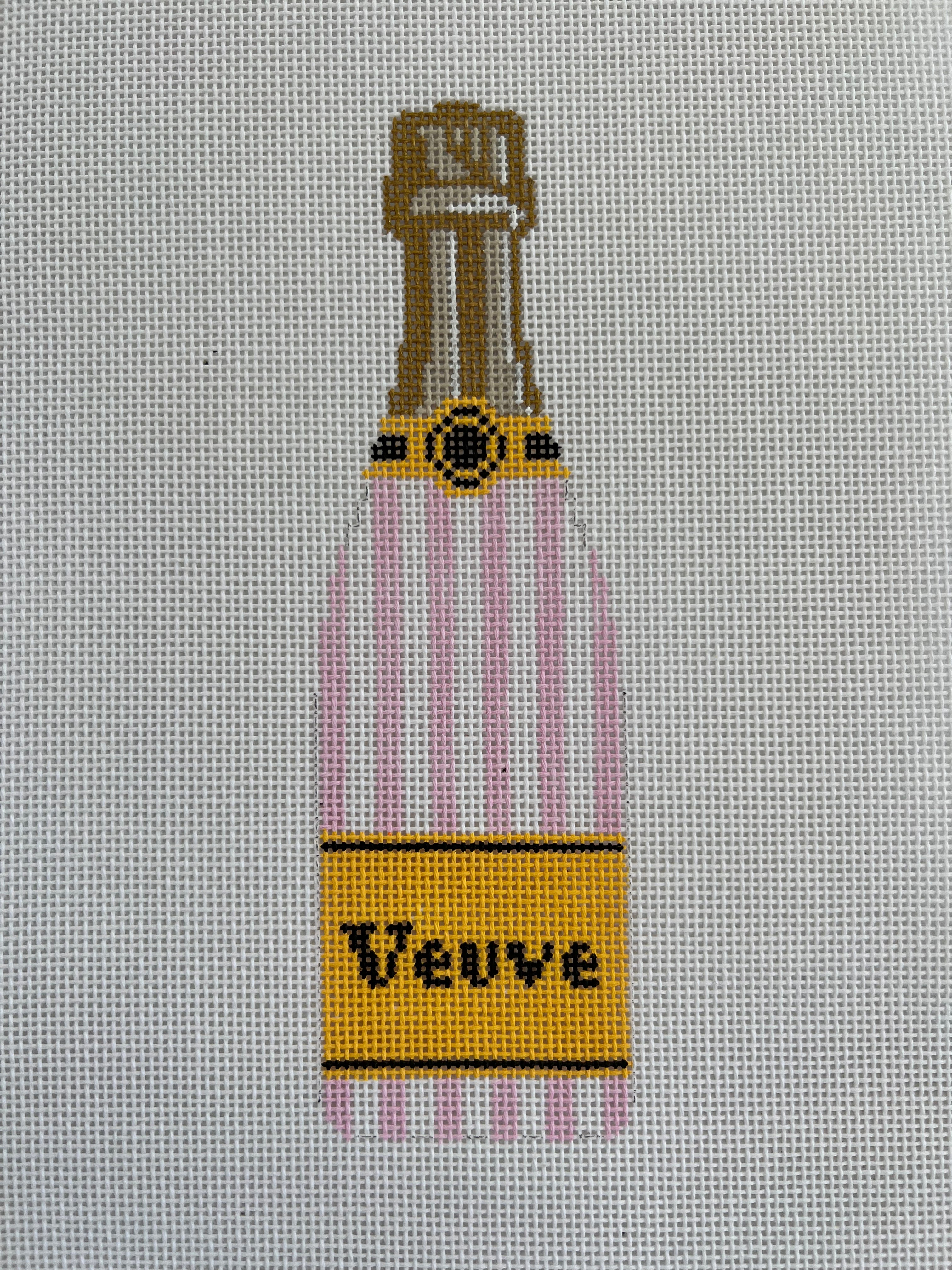 Veuve Bottle - Pink Stripe