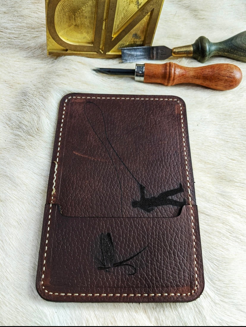 Man Flyfishing Wallet